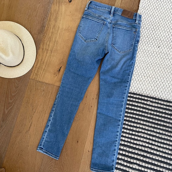Madewell 9” Mid Rise Skinny Crop Button Fly Jeans Size 24 - Picture 3 of 8